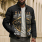 Never Forget Harlem Hellfighters Bomber Puffer Jacket Strength Courage And Glory