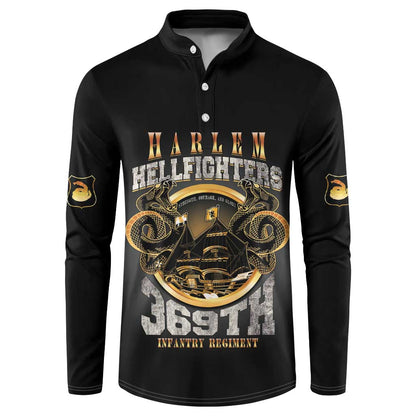 Never Forget Harlem Hellfighters Button Sweatshirt Strength Courage And Glory