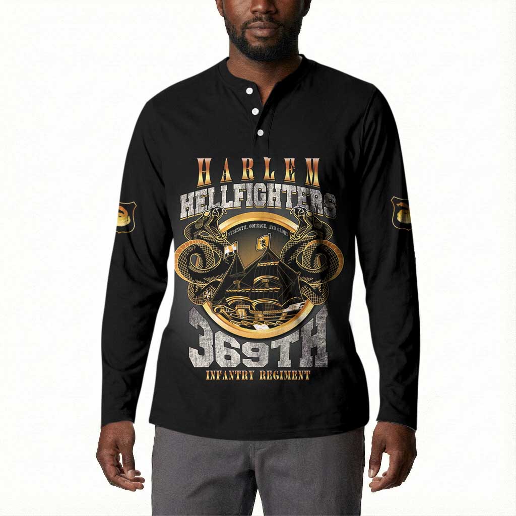 Never Forget Harlem Hellfighters Button Sweatshirt Strength Courage And Glory