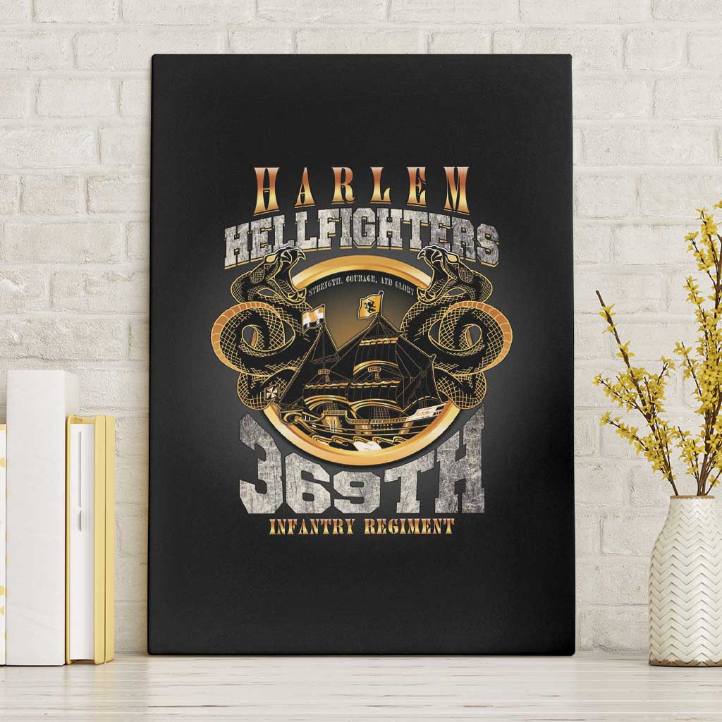 Never Forget Harlem Hellfighters Canvas Wall Art Strength Courage And Glory