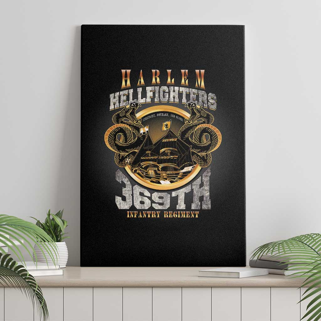 Never Forget Harlem Hellfighters Canvas Wall Art Strength Courage And Glory