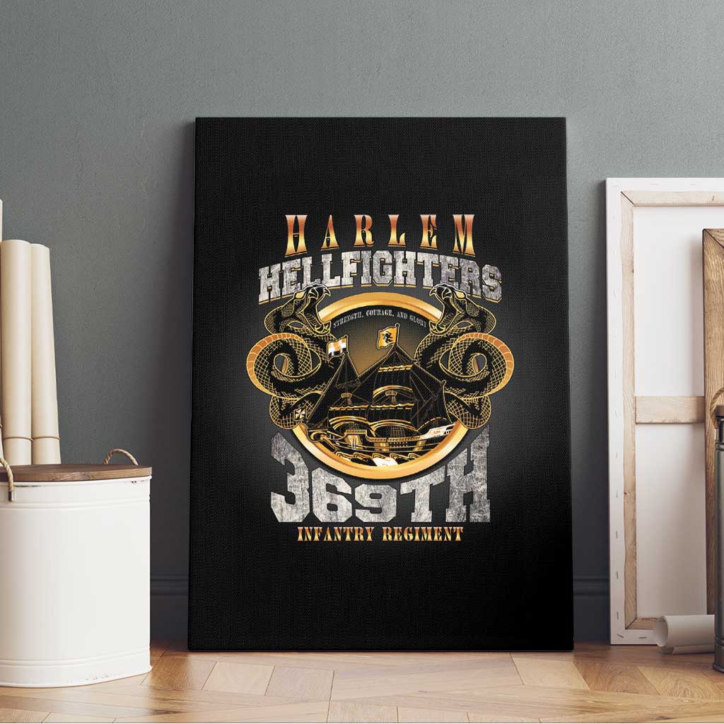Never Forget Harlem Hellfighters Canvas Wall Art Strength Courage And Glory