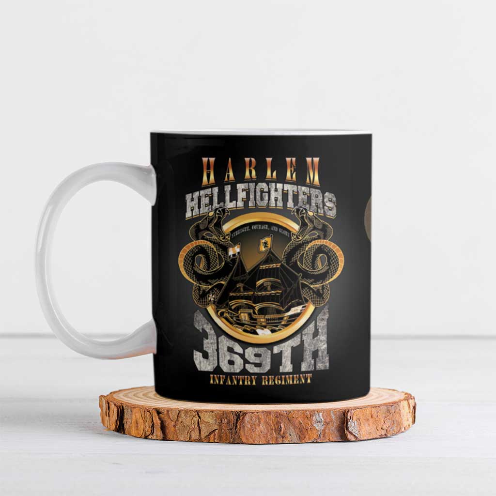 Never Forget Harlem Hellfighters Ceramic Mug Strength Courage And Glory