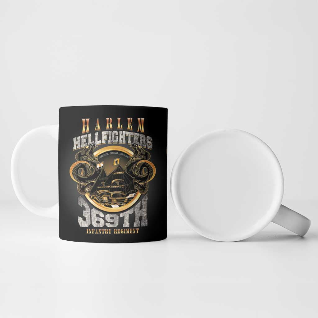 Never Forget Harlem Hellfighters Ceramic Mug Strength Courage And Glory