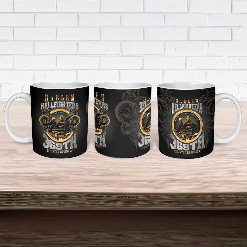 Never Forget Harlem Hellfighters Ceramic Mug Strength Courage And Glory