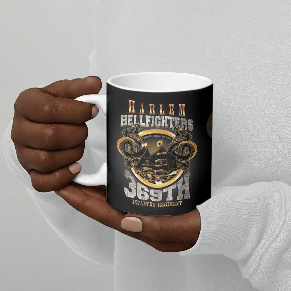 Never Forget Harlem Hellfighters Ceramic Mug Strength Courage And Glory