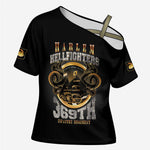 Never Forget Harlem Hellfighters Cross Shoulder Shirt Strength Courage And Glory
