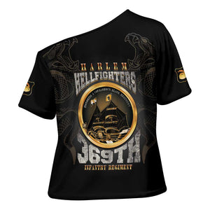 Never Forget Harlem Hellfighters Cross Shoulder Shirt Strength Courage And Glory