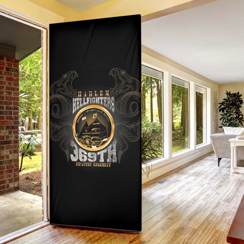 Never Forget Harlem Hellfighters Door Cover Strength Courage And Glory