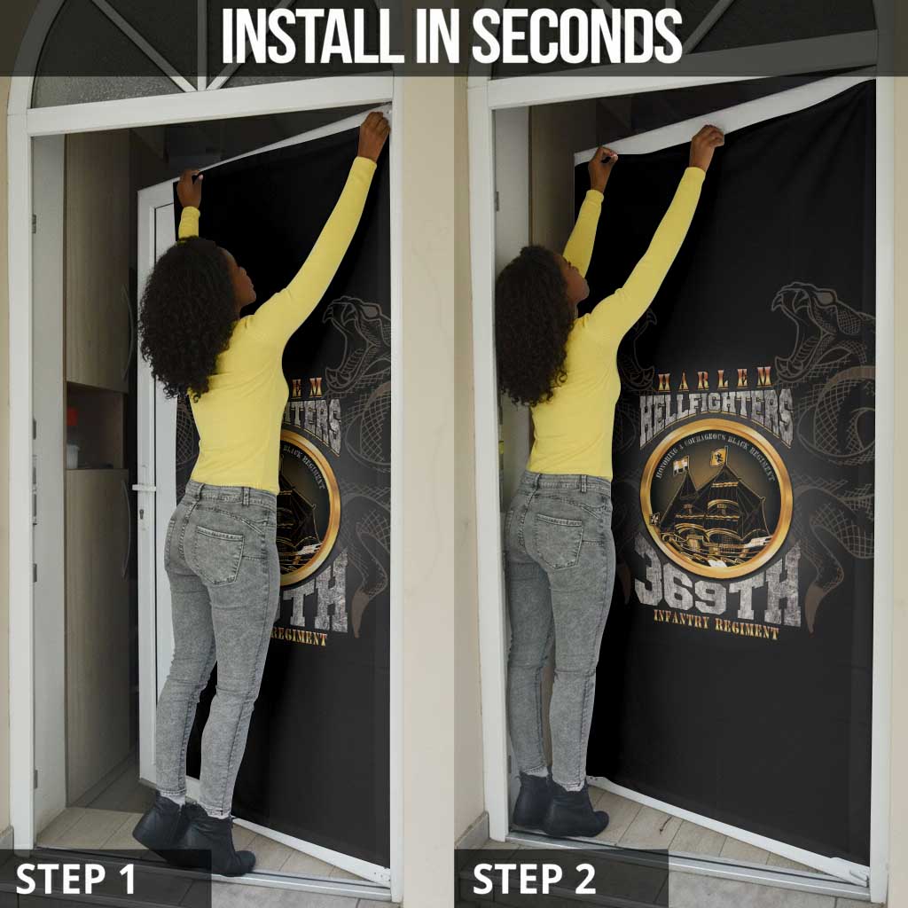 Never Forget Harlem Hellfighters Door Cover Strength Courage And Glory