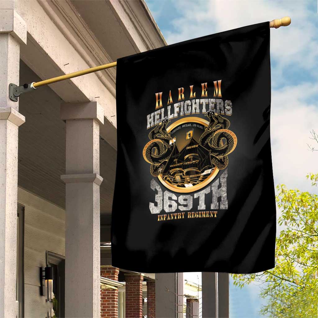 Never Forget Harlem Hellfighters Garden Flag Strength Courage And Glory
