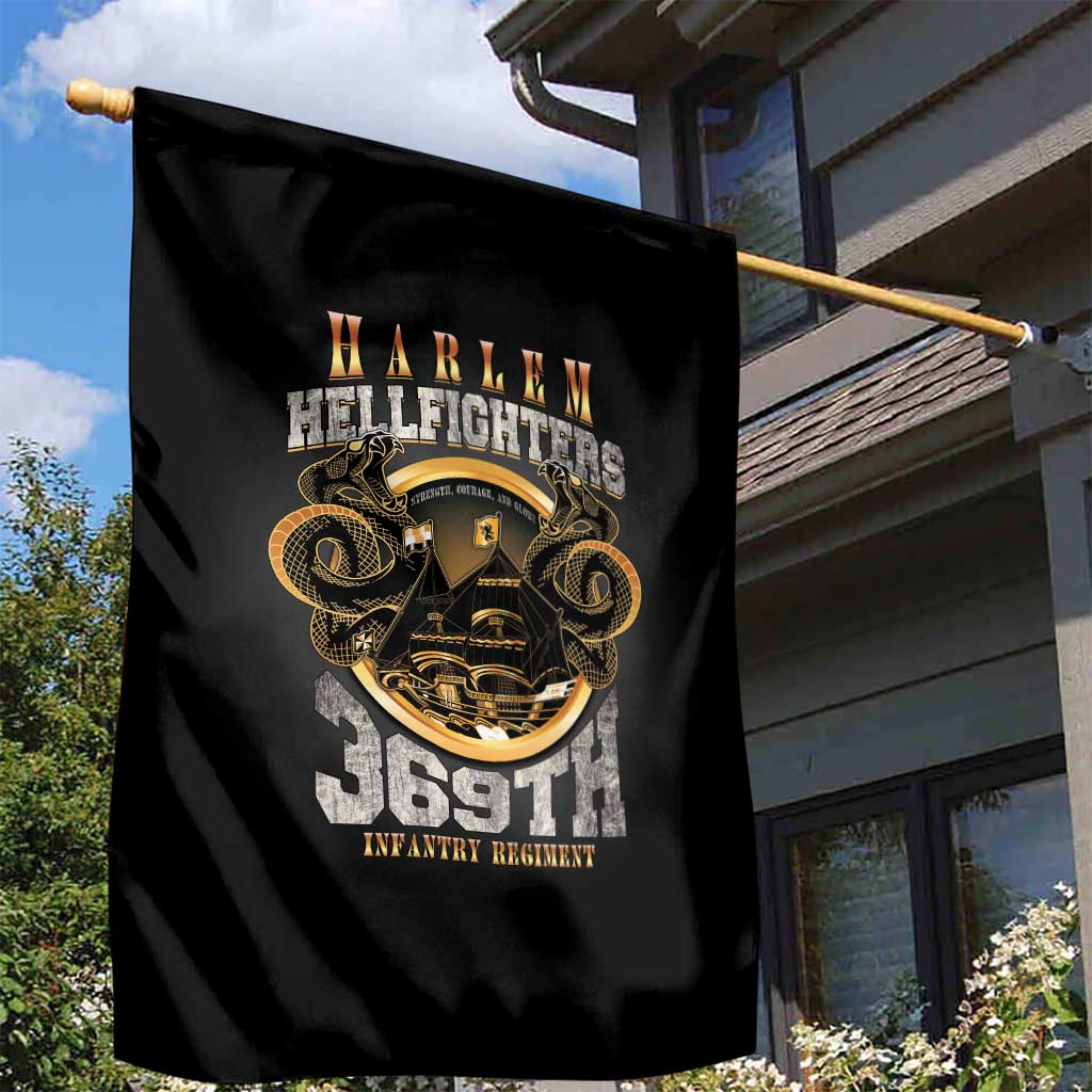 Never Forget Harlem Hellfighters Garden Flag Strength Courage And Glory