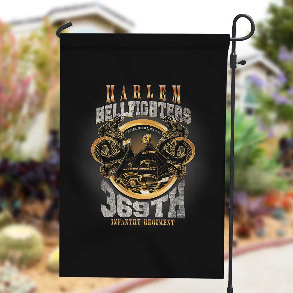 Never Forget Harlem Hellfighters Garden Flag Strength Courage And Glory