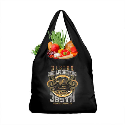 Never Forget Harlem Hellfighters Grocery Bag Strength Courage And Glory