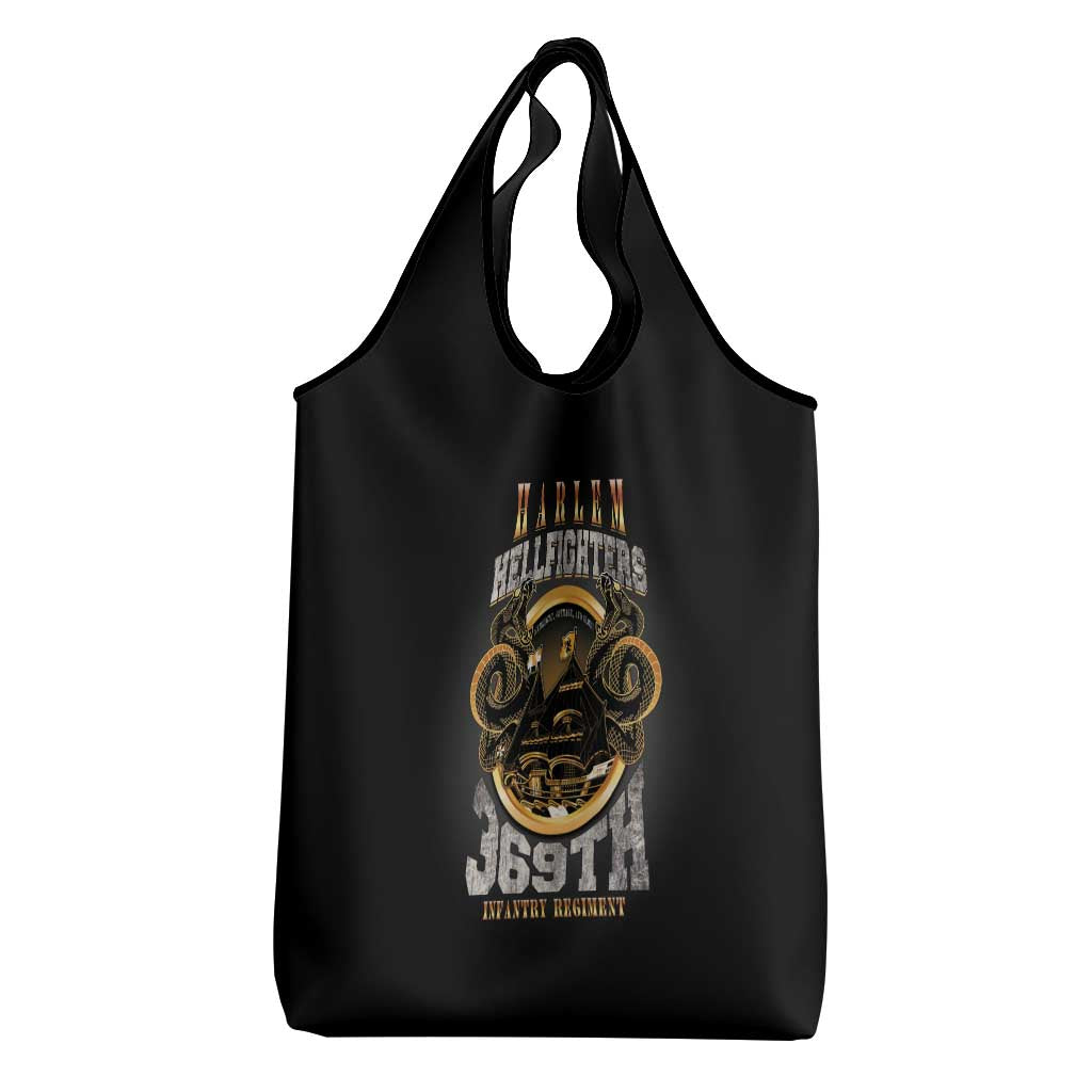 Never Forget Harlem Hellfighters Grocery Bag Strength Courage And Glory