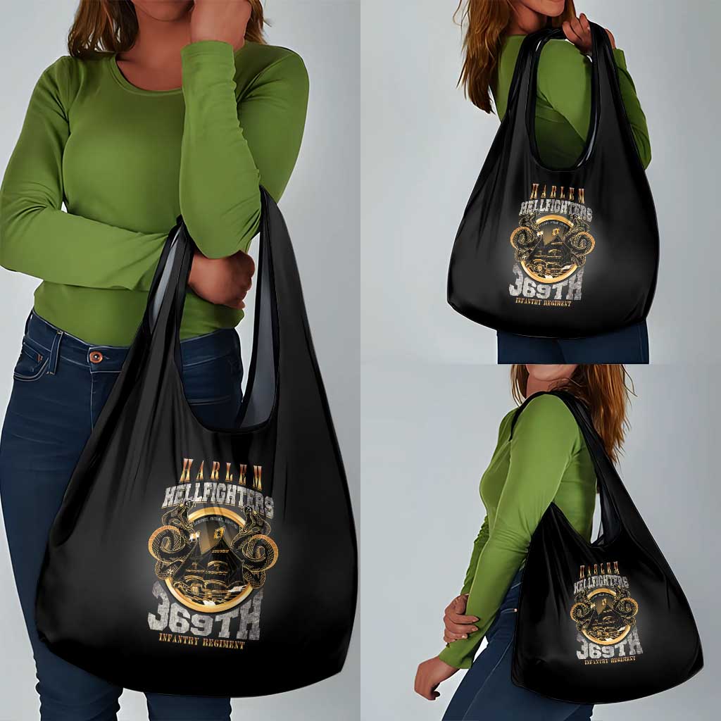 Never Forget Harlem Hellfighters Grocery Bag Strength Courage And Glory
