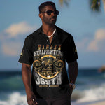 Never Forget Harlem Hellfighters Hawaiian Shirt Strength Courage And Glory