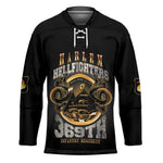 Never Forget Harlem Hellfighters Hockey Jersey Strength Courage And Glory