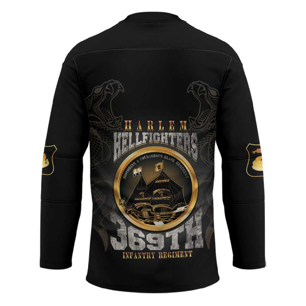 Never Forget Harlem Hellfighters Hockey Jersey Strength Courage And Glory