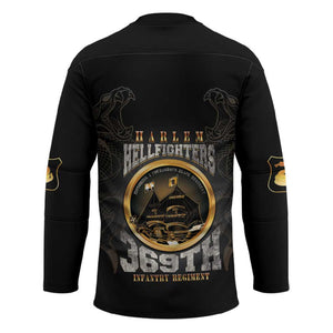Never Forget Harlem Hellfighters Hockey Jersey Strength Courage And Glory