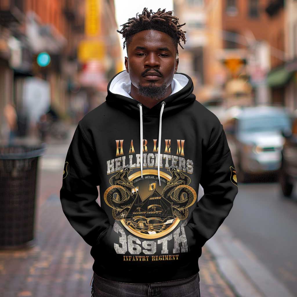 Never Forget Harlem Hellfighters Hoodie Strength Courage And Glory