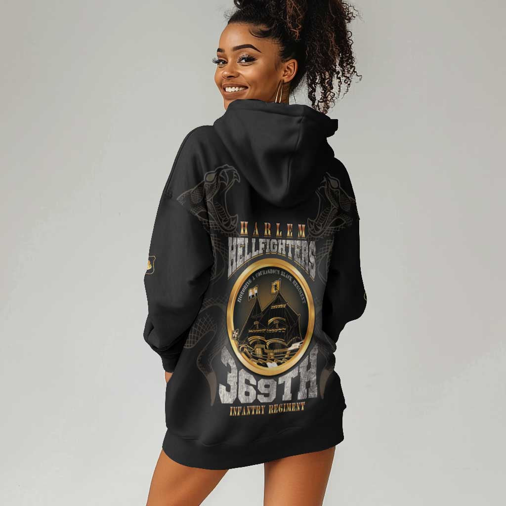 Never Forget Harlem Hellfighters Hoodie Dress Strength Courage And Glory