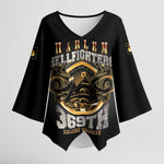 Never Forget Harlem Hellfighters Kimono Sleeve Blouse Strength Courage And Glory