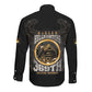 Never Forget Harlem Hellfighters Long Sleeve Button Shirt Strength Courage And Glory