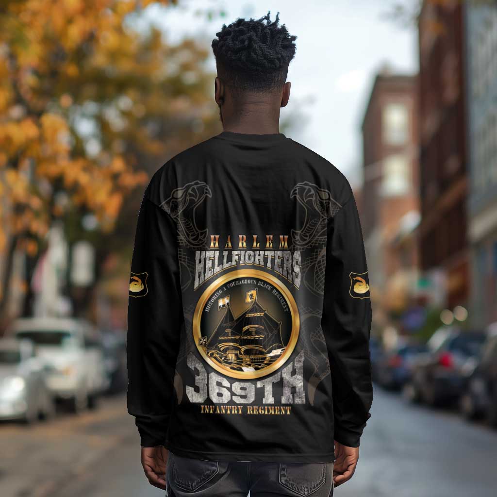 Never Forget Harlem Hellfighters Long Sleeve Shirt Strength Courage And Glory