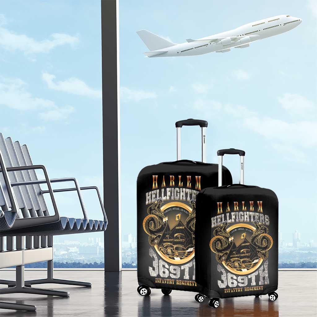 Never Forget Harlem Hellfighters Luggage Cover Strength Courage And Glory