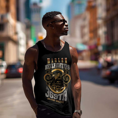 Never Forget Harlem Hellfighters Men Tank Top Strength Courage And Glory