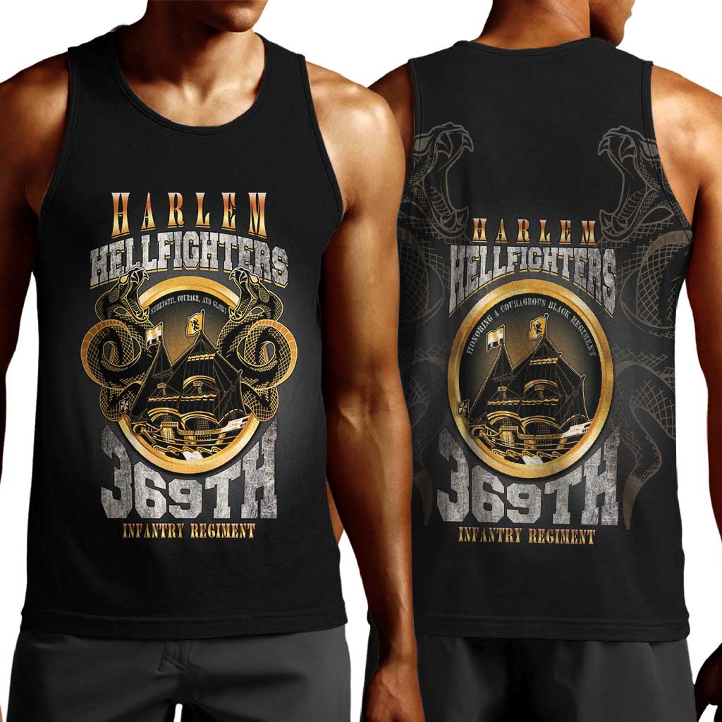 Never Forget Harlem Hellfighters Men Tank Top Strength Courage And Glory