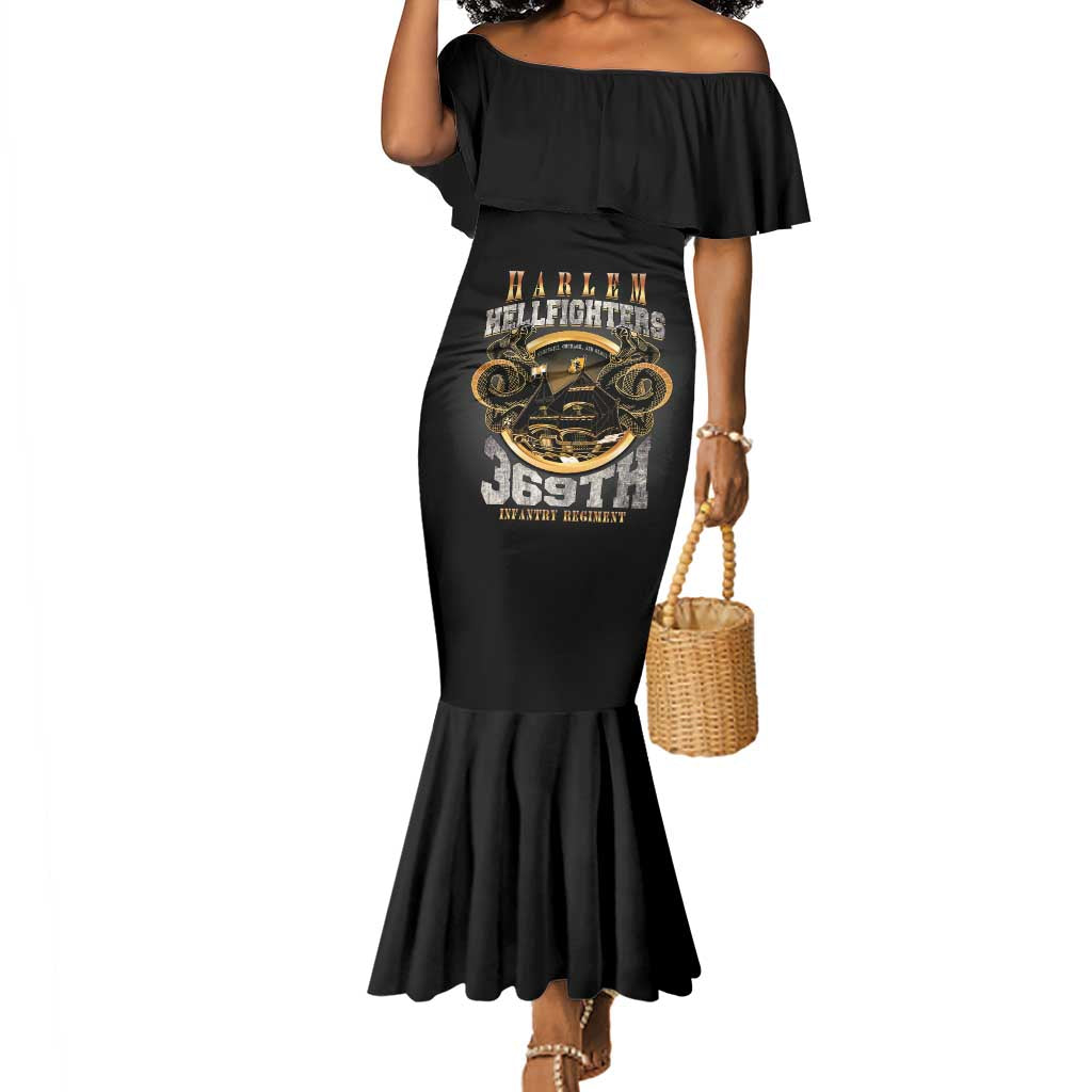 Never Forget Harlem Hellfighters Mermaid Dress Strength Courage And Glory