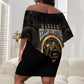 Never Forget Harlem Hellfighters Off Shoulder Short Dress Strength Courage And Glory