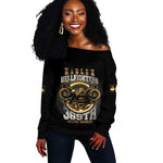 Never Forget Harlem Hellfighters Off Shoulder Sweater Strength Courage And Glory