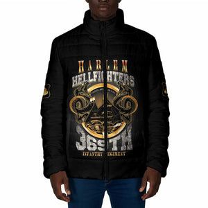 Never Forget Harlem Hellfighters Padded Jacket Strength Courage And Glory