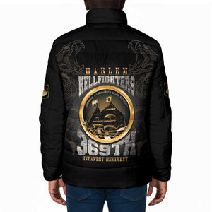 Never Forget Harlem Hellfighters Padded Jacket Strength Courage And Glory