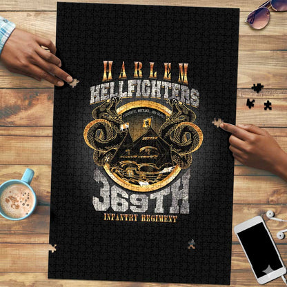 Never Forget Harlem Hellfighters Puzzle Strength Courage And Glory