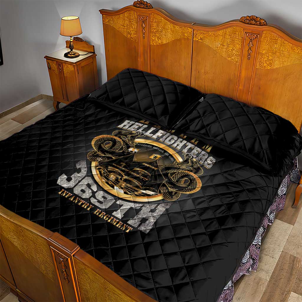 Never Forget Harlem Hellfighters Quilt Bed Set Strength Courage And Glory