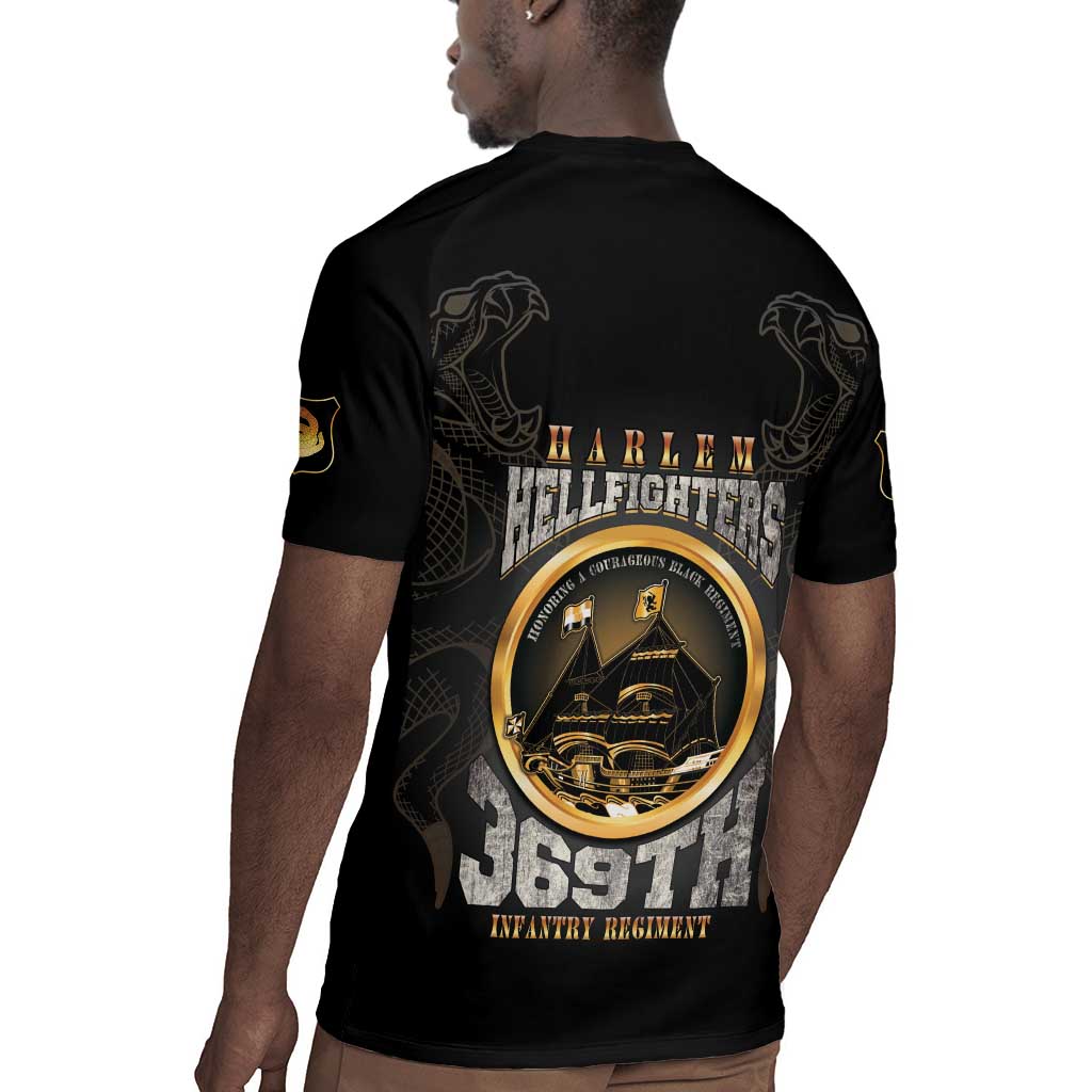 Never Forget Harlem Hellfighters Rugby Jersey Strength Courage And Glory