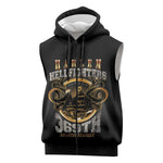 Never Forget Harlem Hellfighters Sleeveless Zip Hoodie Strength Courage And Glory