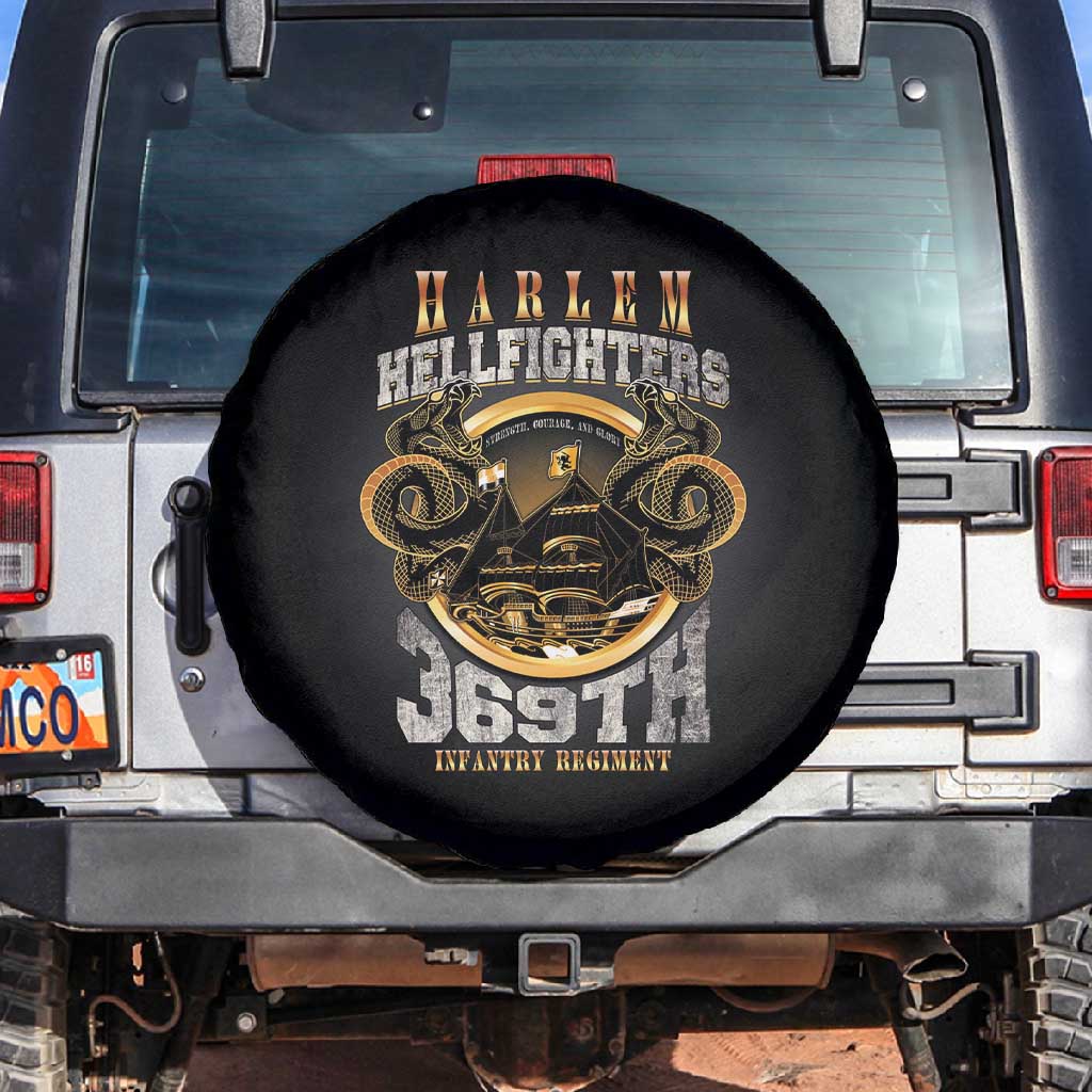 Never Forget Harlem Hellfighters Spare Tire Cover Strength Courage And Glory