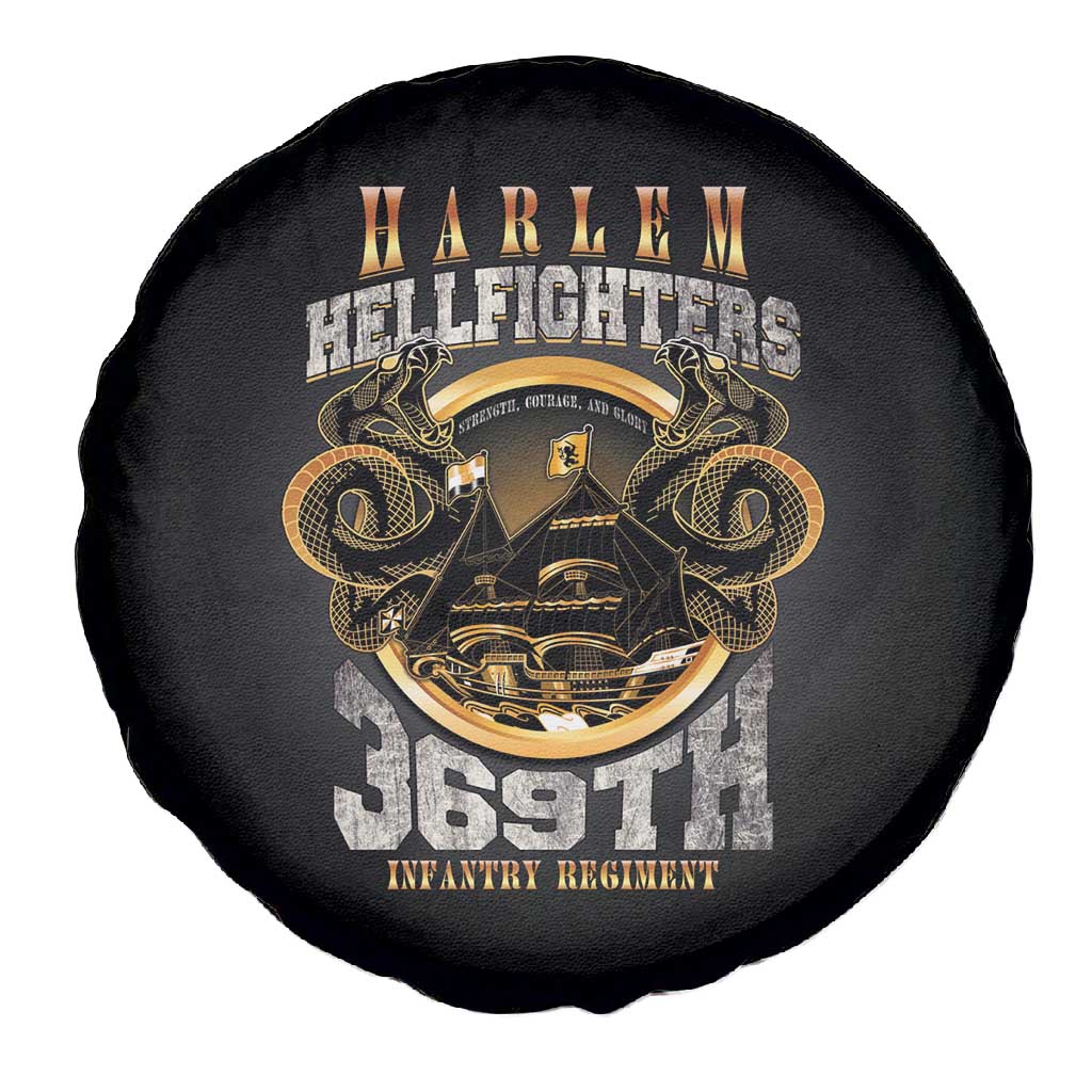 Never Forget Harlem Hellfighters Spare Tire Cover Strength Courage And Glory