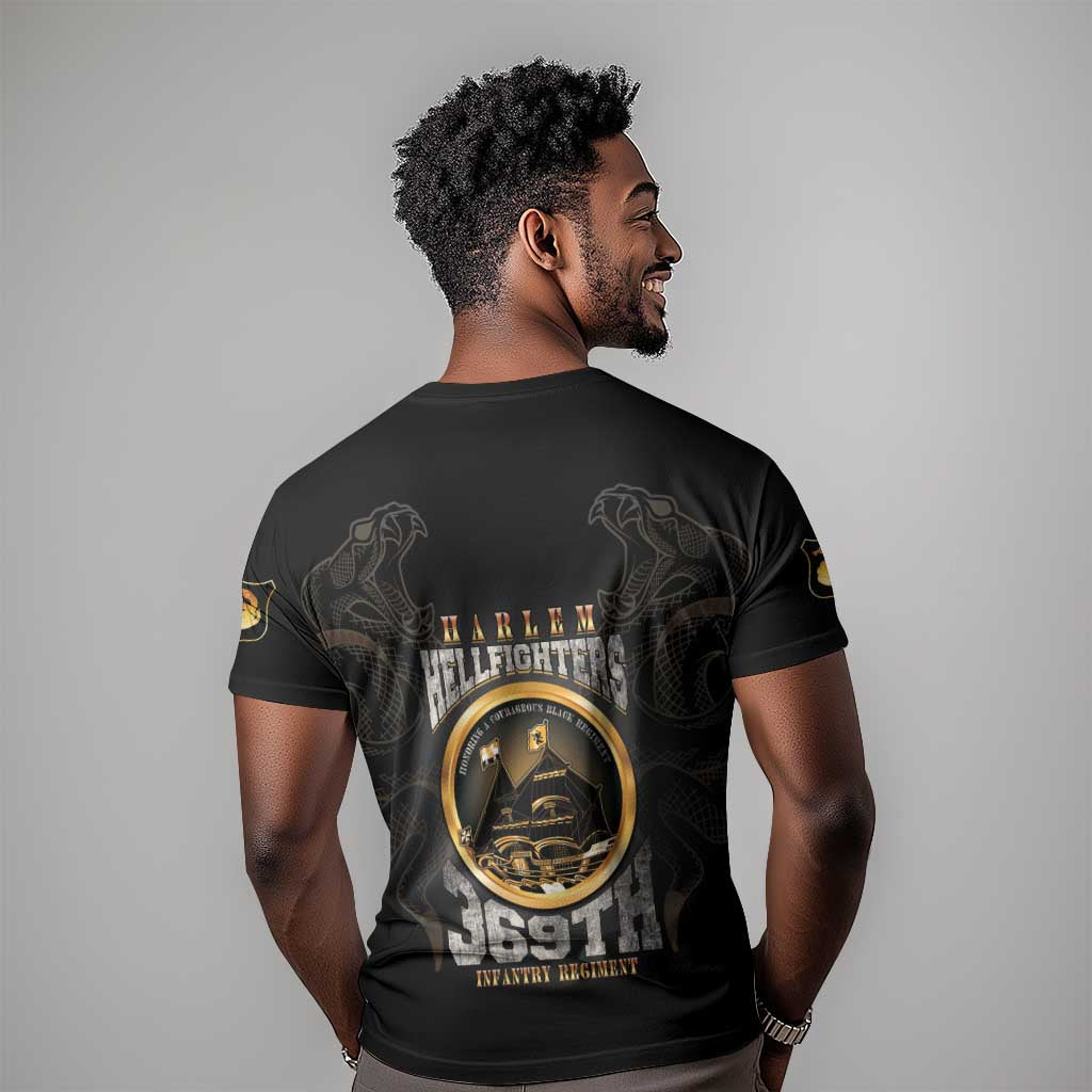 Never Forget Harlem Hellfighters T shirt Strength Courage And Glory