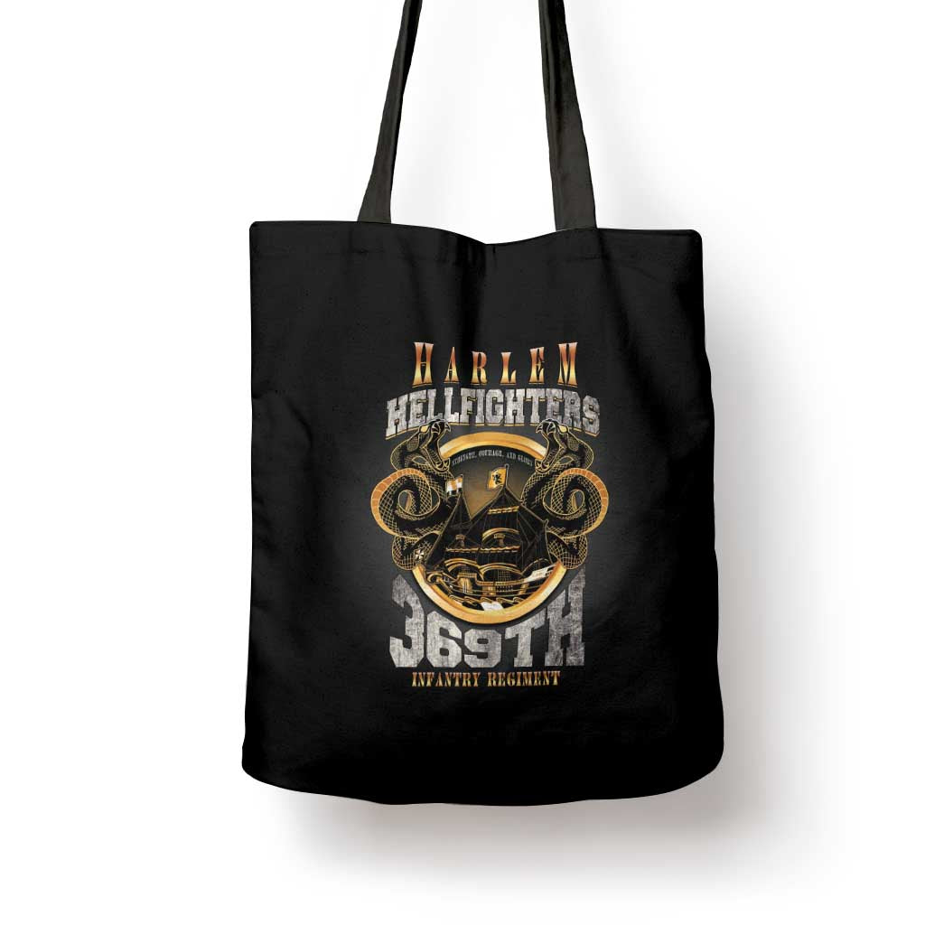 Never Forget Harlem Hellfighters Tote Bag Strength Courage And Glory