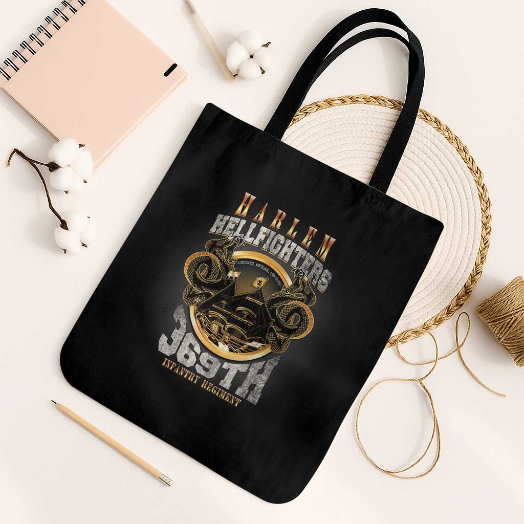 Never Forget Harlem Hellfighters Tote Bag Strength Courage And Glory