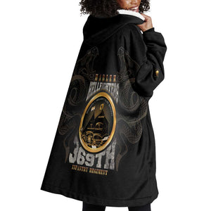 Never Forget Harlem Hellfighters Wearable Blanket Hoodie Strength Courage And Glory