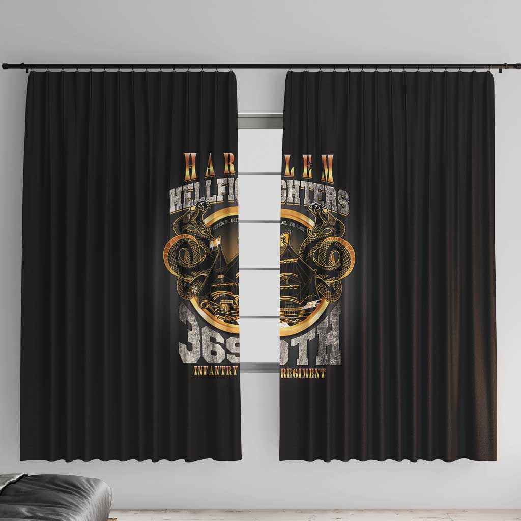 Never Forget Harlem Hellfighters Window Curtain Strength Courage And Glory