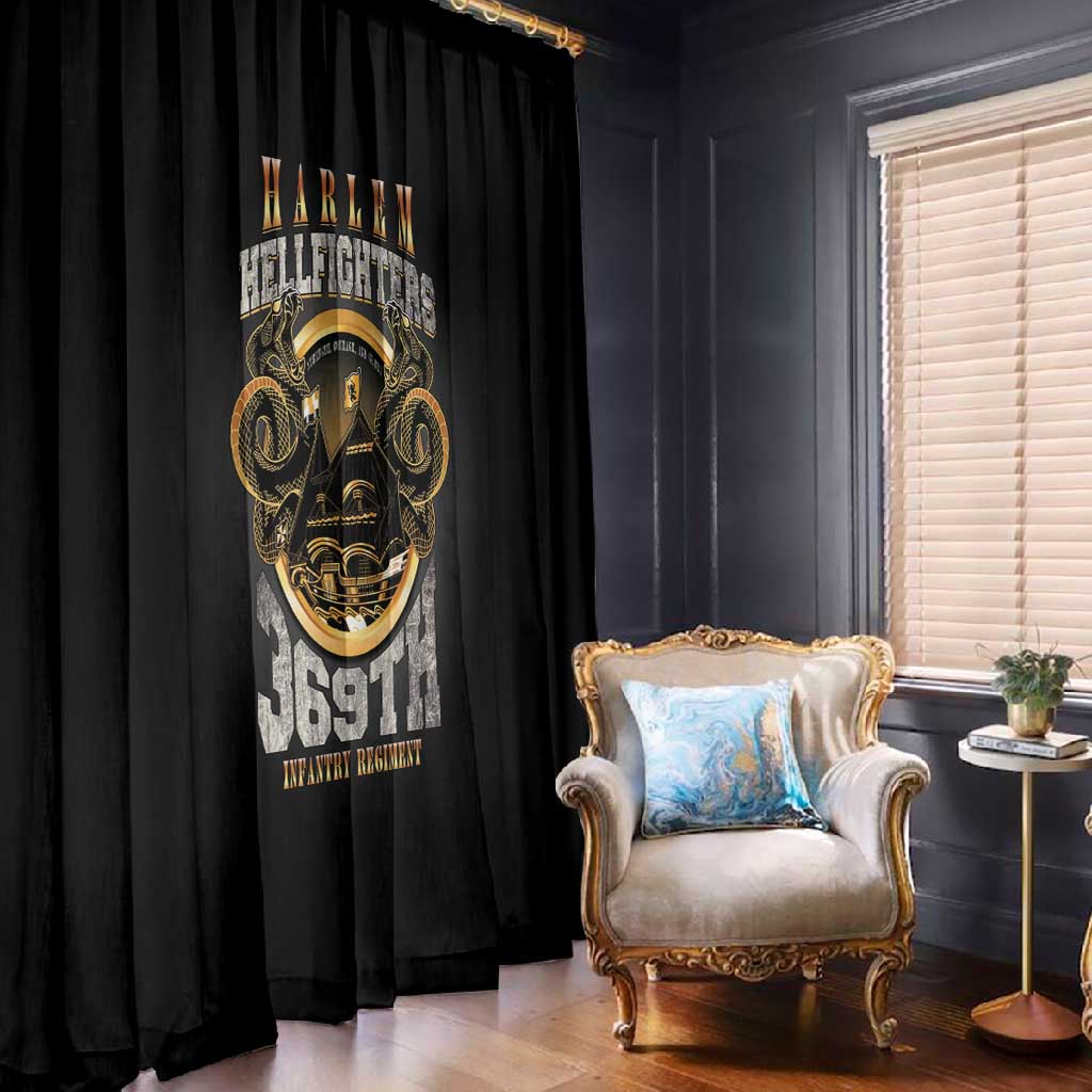 Never Forget Harlem Hellfighters Window Curtain Strength Courage And Glory