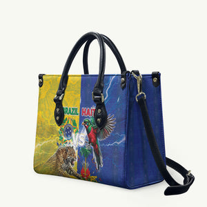 Brazil And Haiti Football Leather Bag Jaguar With Kanson Wouj Special Style